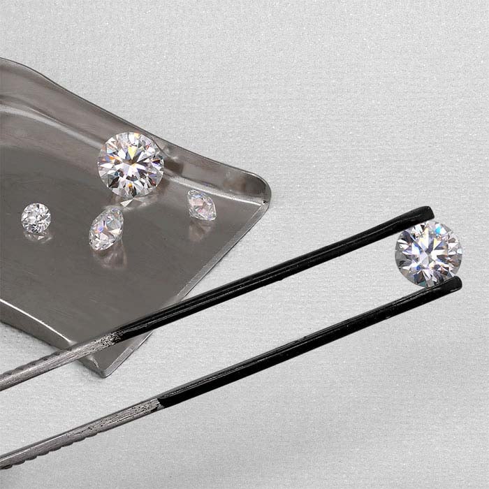 Charles & Colvard® Forever One™ Moissanite Round Faceted Gemstone, Near-Colorless