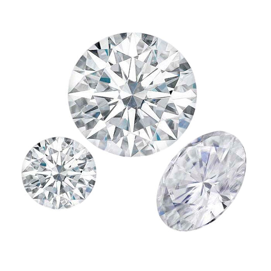 Charles & Colvard® Forever One™ Moissanite Round Faceted Gemstone, Colorless