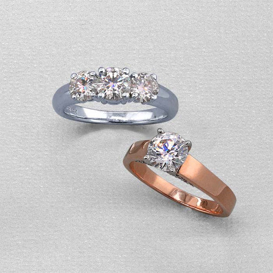 Charles & Colvard® Forever One™ Moissanite 4mm Round Faceted Gemstone, Colorless