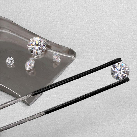 Charles & Colvard® Forever One™ Moissanite 6mm Round Faceted Gemstone, Colorless