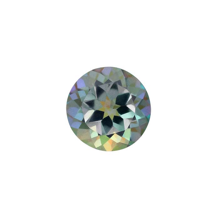 Azotic® Delicious Topaz Round Faceted Gemstone