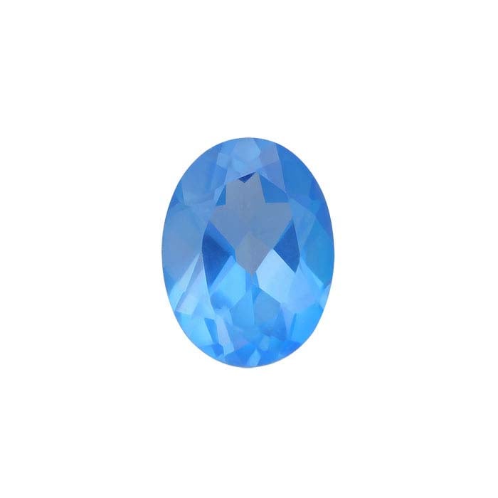 Azotic® Royal Indigo Topaz Oval Faceted Gemstone
