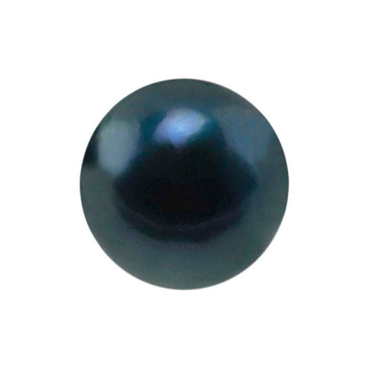 Akoya Cultured 6–6.5mm Round Pearl, Black, A/B-Grade