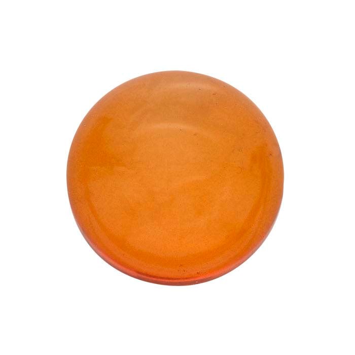 Amber  Round Cabochon