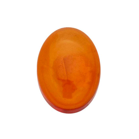 Amber 8 x 6mm Oval Cabochon