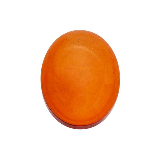 Amber 10 x 8mm Oval Cabochon