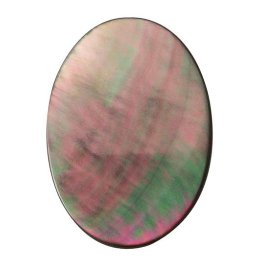 Cabochon Ovale in Madreperla Nera 25 x 18mm