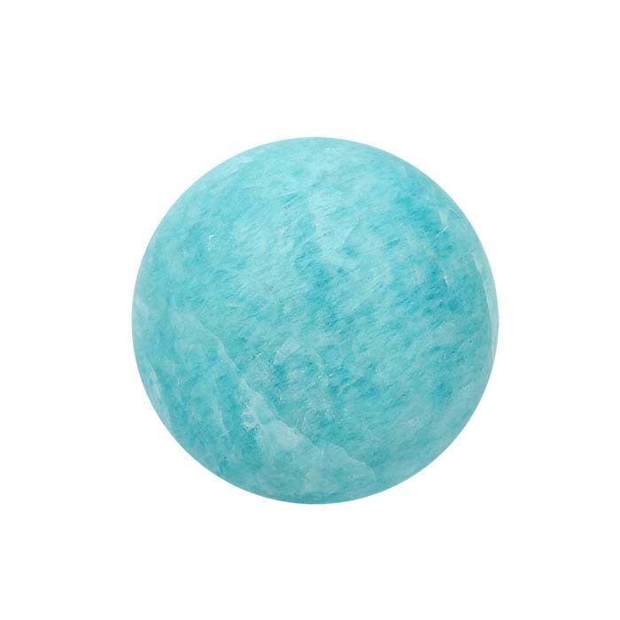 Blue Amazonite 10mm Round Cabochon, A-Grade