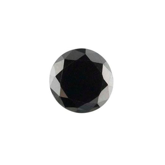 Treated Black Diamond .10-Ct. Round