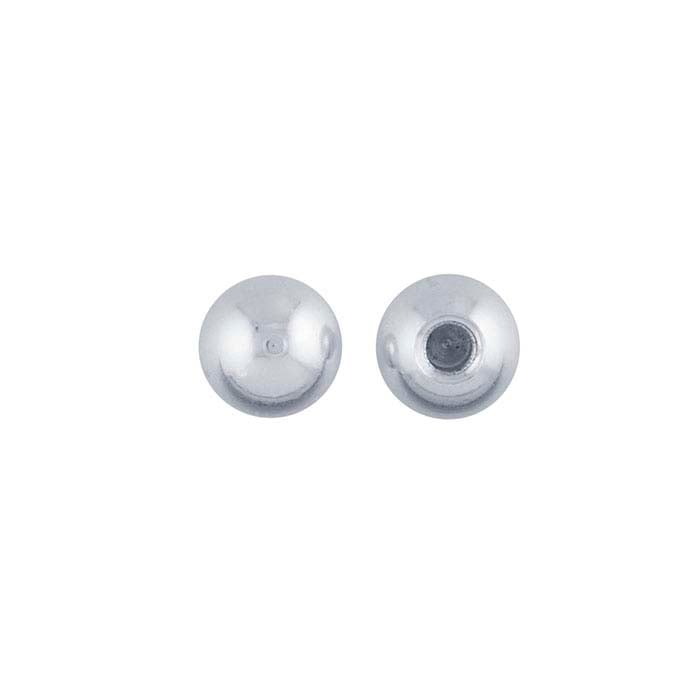 Sterling Silver Threaded End Cap for Cuff Bracelet