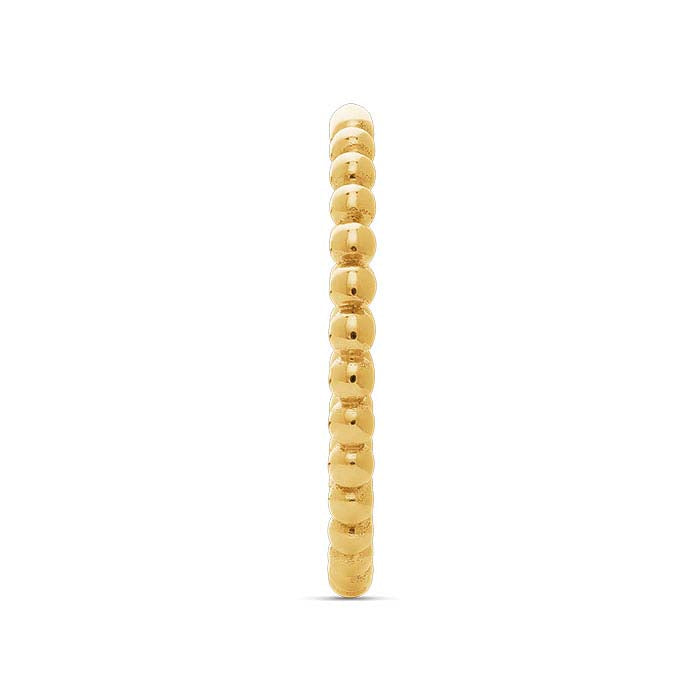 14K Yellow Gold Ball Spacer Ring