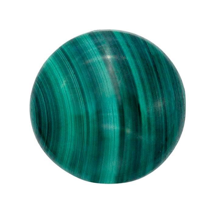 Malachite 16mm Round Cabochon