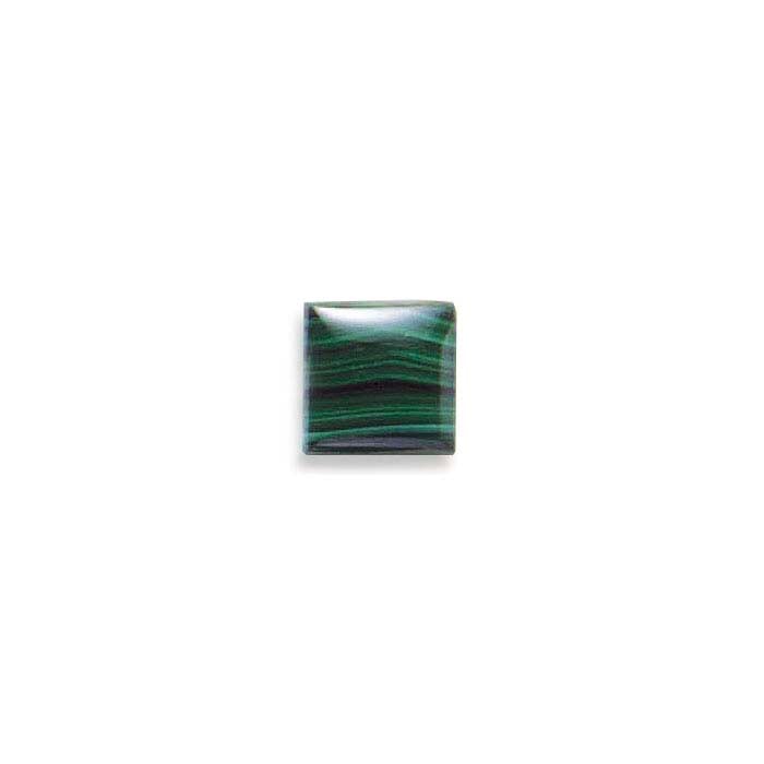 Malachite 12mm Square Cabochon