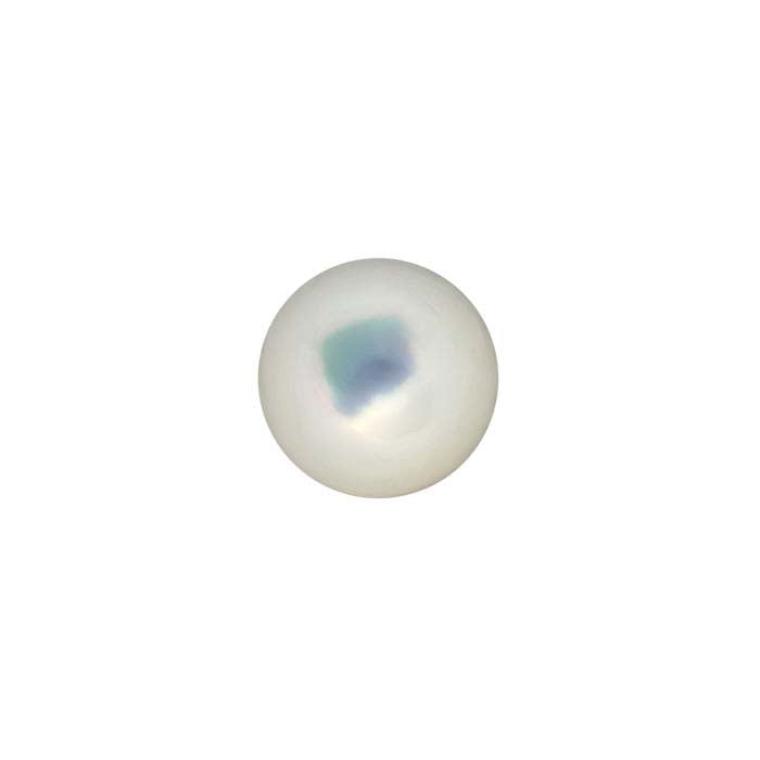 White Mother-of-Pearl 1.5mm Round Cabochon