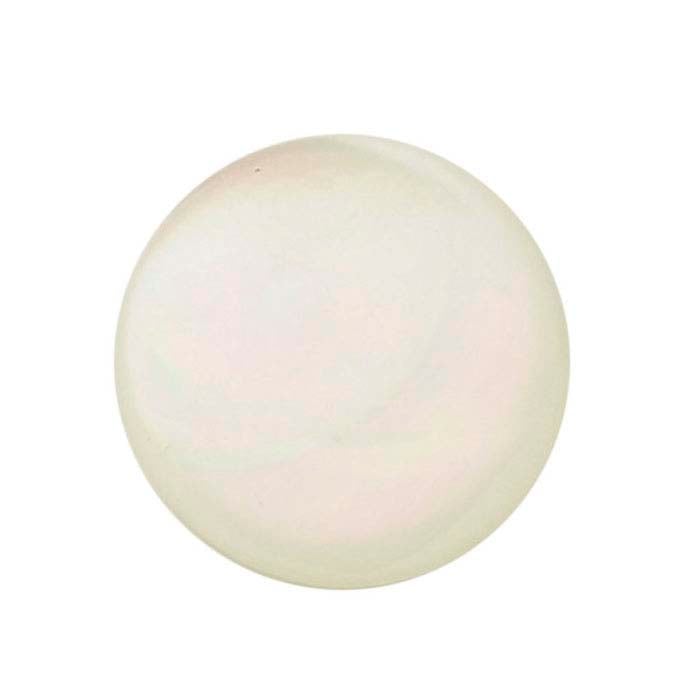 White Mother-of-Pearl Round Cabochon