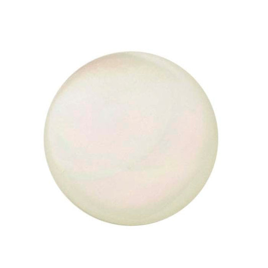 White Mother-of-Pearl 8mm Round Cabochon