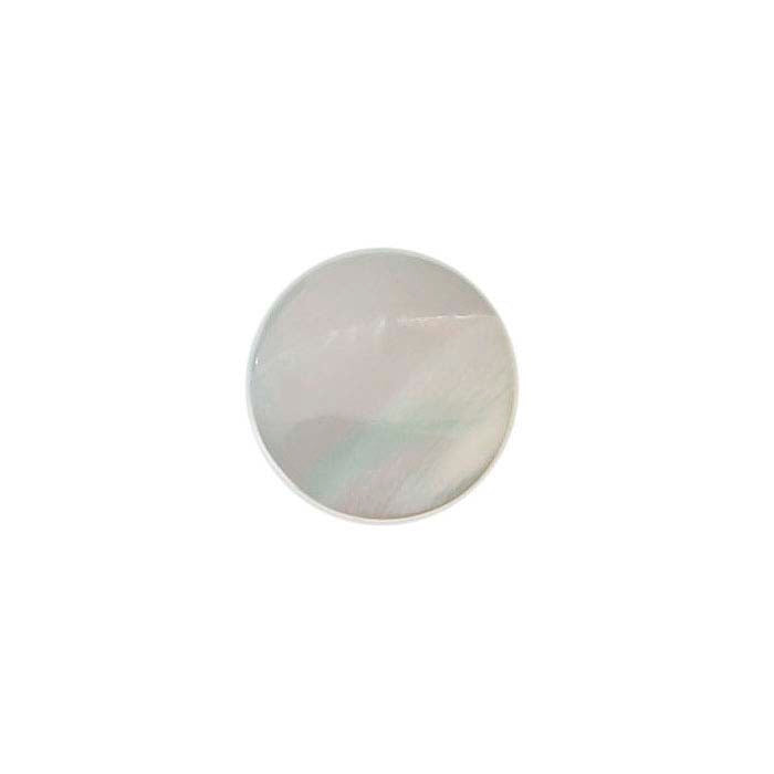 White Mother-of-Pearl 10mm Round Cabochon