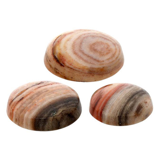 American Mined™ Oregon Red Jasper 12mm Round Cabochon