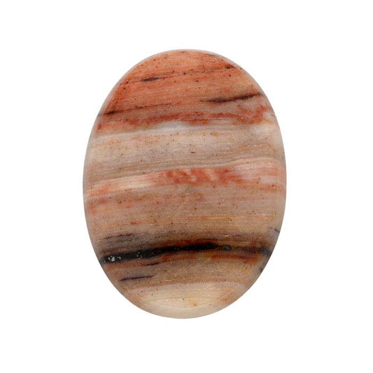American Mined™ Oregon Red Jasper 10 x 8mm Oval Cabochon