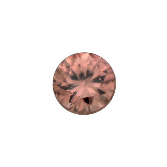 Imperial Rose Zircon 4mm Round Faceted Gemstone