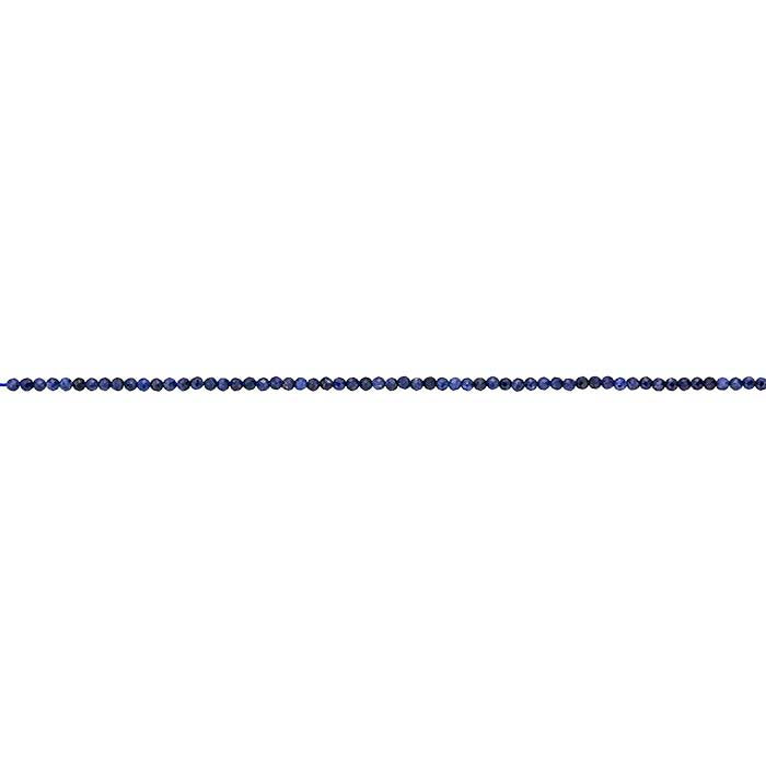 Sapphire 2mm Faceted Round Bead
