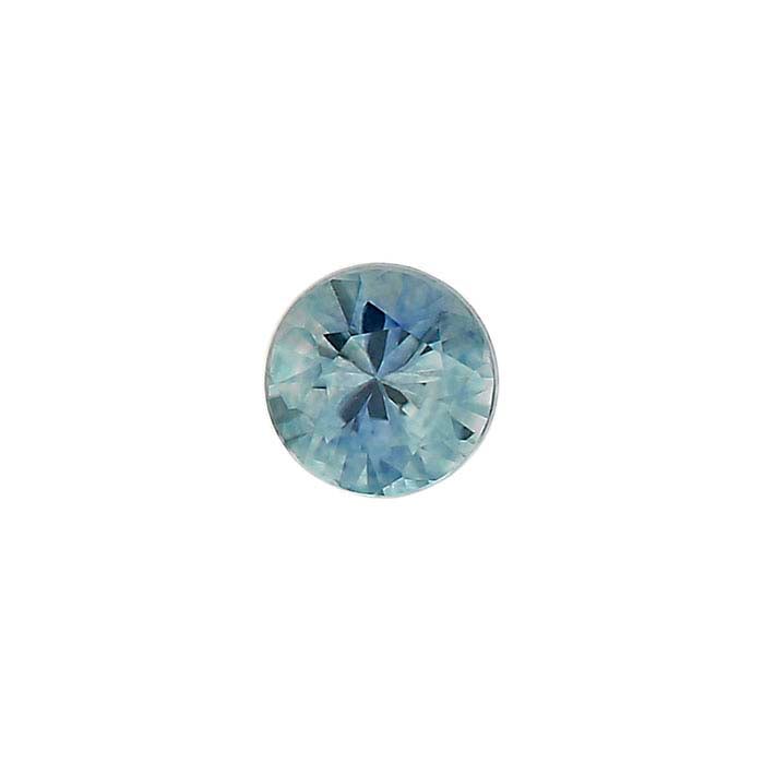 American Mined™ Teal Montana Sapphire™ 3mm Round Faceted Gemstone