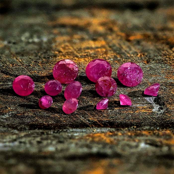 American Mined™ Rodeo Queen Ruby™ 1.75mm Round Faceted Gemstone, B-Grade
