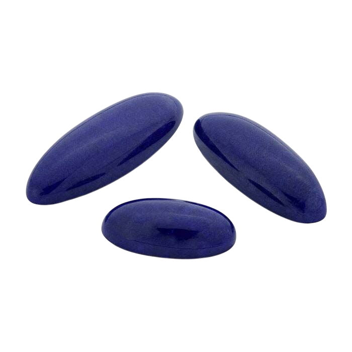 Lapis Lazuli Oval Cabochons, AA-Grade
