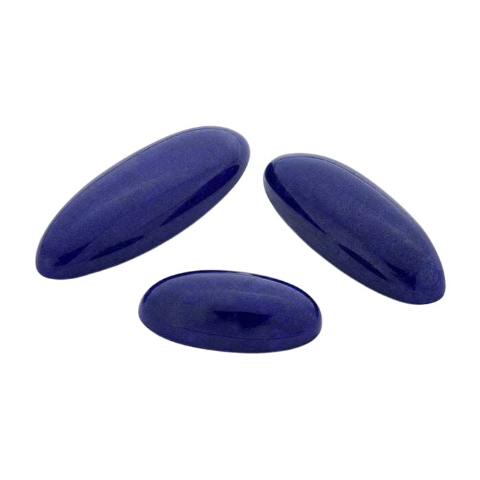 Lapis Lazuli Oval Cabochons, AA-Grade