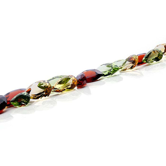 Peridot 7 x 5mm Pear Faceted Gemstone