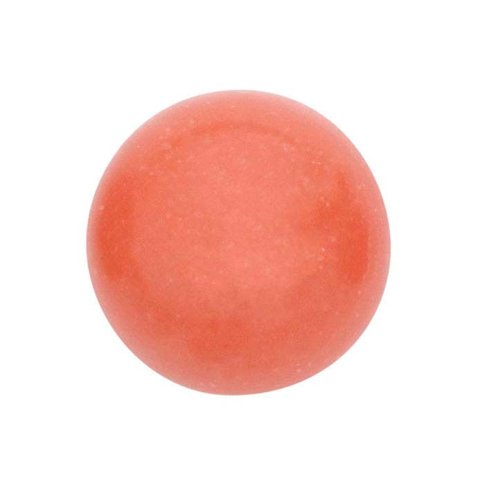 Simulated Salmon Coral Round Cabochon