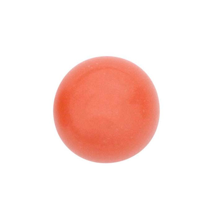 Simulated Salmon Coral Round Cabochon