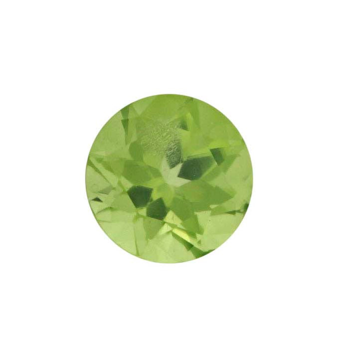 American Mined™ Arizona Peridot 6mm Round Faceted Gemstone