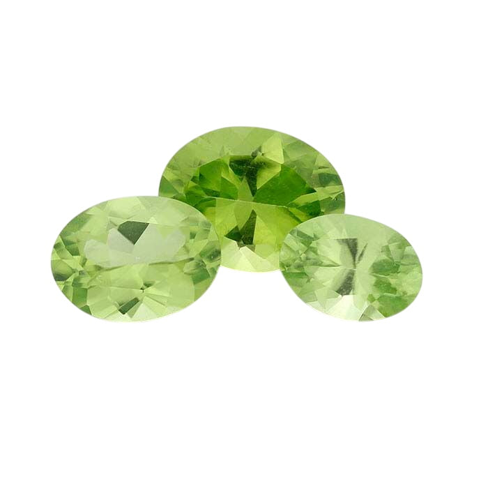 American Mined™ Arizona Peridot Oval Faceted Gemstone