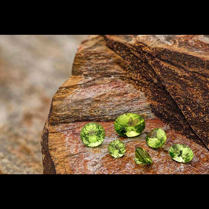 American Mined™ Arizona Peridot Oval Faceted Gemstone