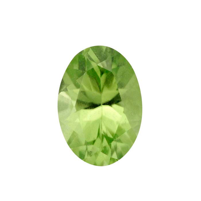 American Mined™ Arizona Peridot 7 x 5mm Oval Faceted Gemstone