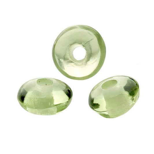 Peridot 3mm Saucer Bead