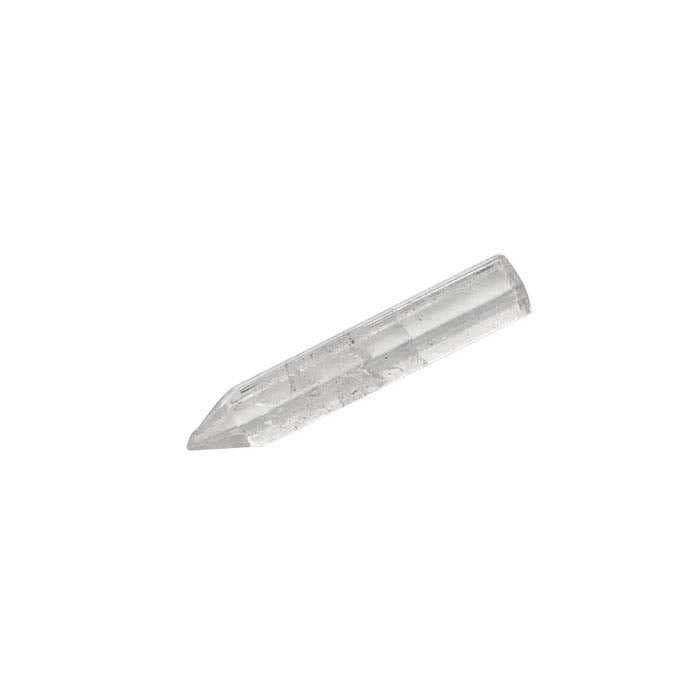 Crystal Quartz 30 x 8mm Single-Point Crystal