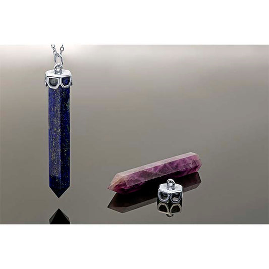 Amethyst 30 x 8mm Single-Point Crystal
