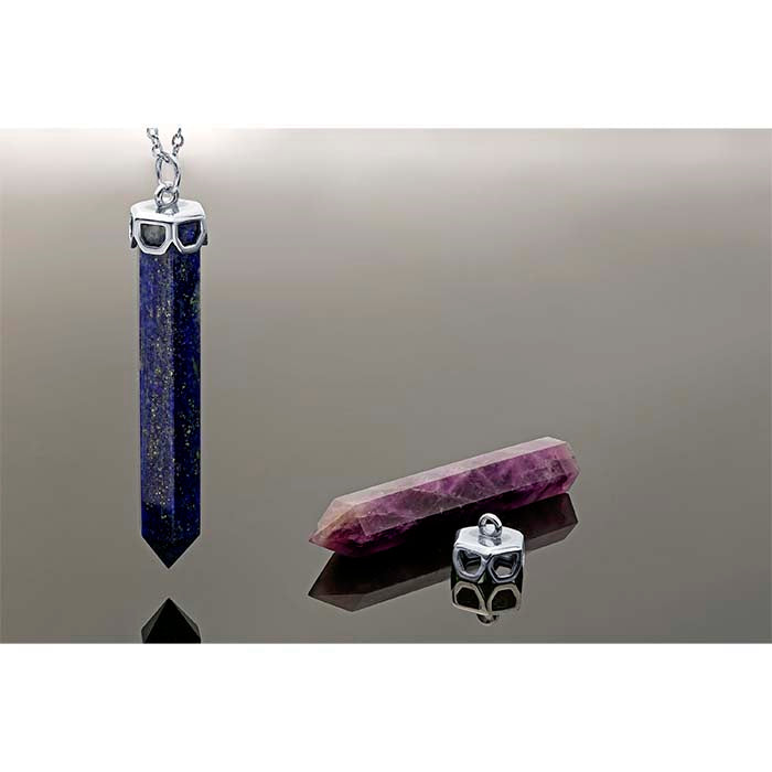 Black Onyx 30 x 8mm Single-Point Crystal