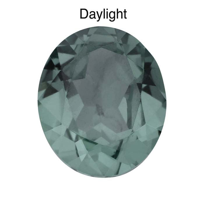 Lab-Grown Sapphire 10 x 8mm Oval Faceted Gemstone