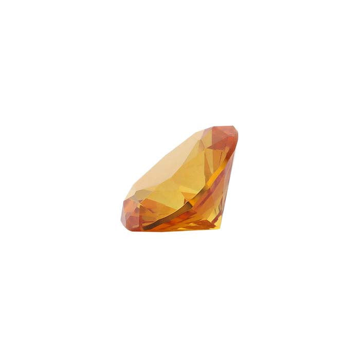 Simulated Golden Topaz 5mm Heart Faceted Gemstone