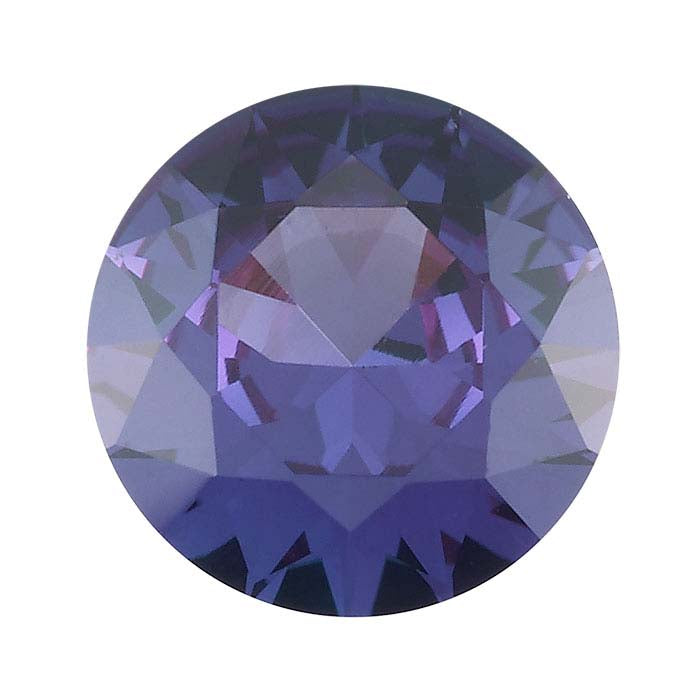 Simulated Alexandrite 2.5mm Round Faceted Gemstone