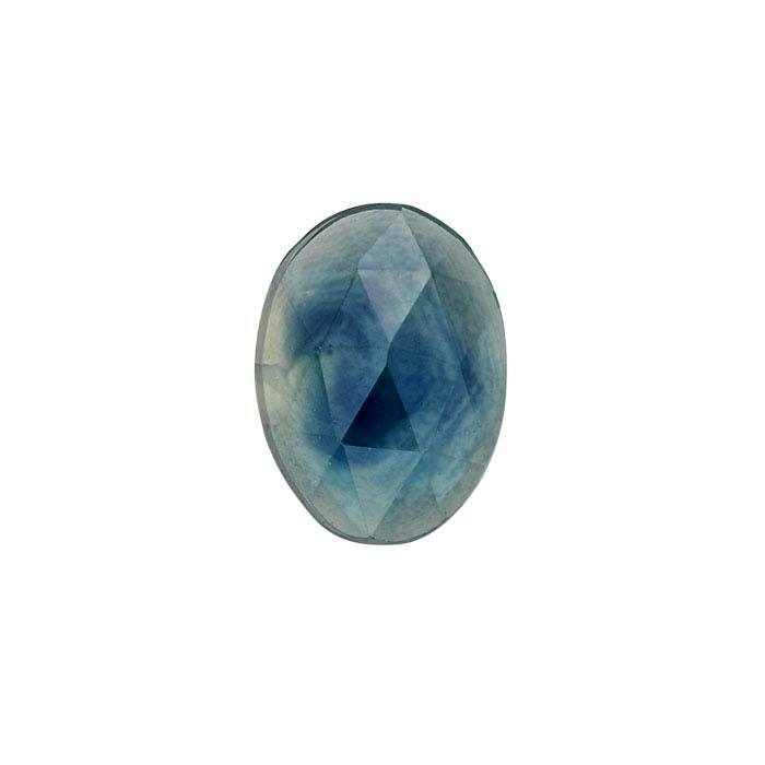 American Mined™ Montana Sapphire™ 7 x 5mm Oval Rose-Cut Cabochon