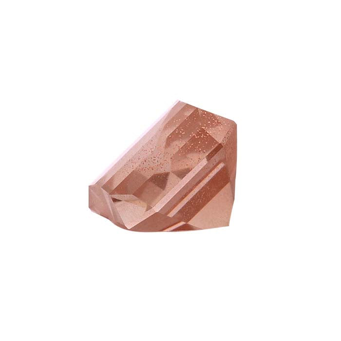 American Mined™ Oregon Schiller Sunstone™ 7 x 5mm Barrel-Cut Emerald-Cut Faceted Gemstone