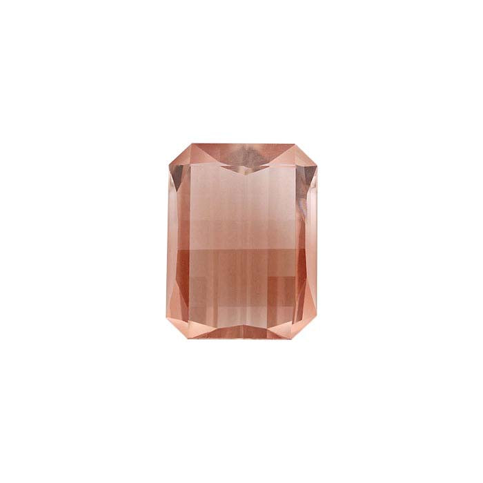 American Mined™ Oregon Schiller Sunstone™ 8 x 6mm Barrel-Cut Emerald-Cut Faceted Gemstone