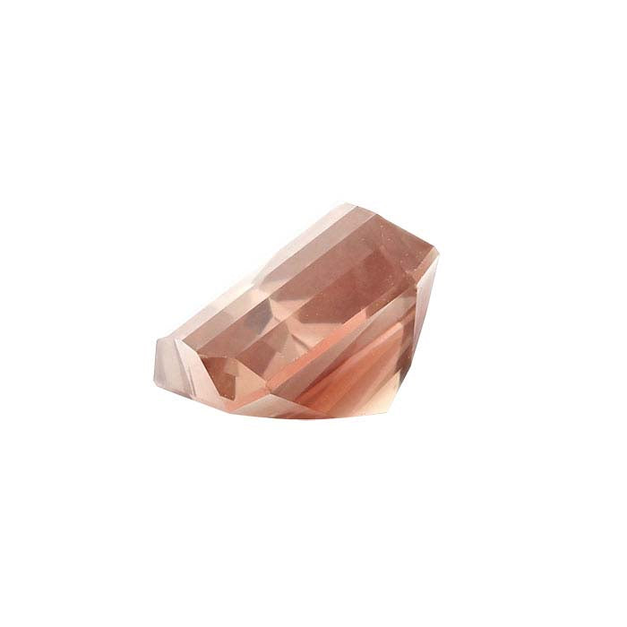 American Mined™ Oregon Schiller Sunstone™ 8 x 6mm Barrel-Cut Emerald-Cut Faceted Gemstone