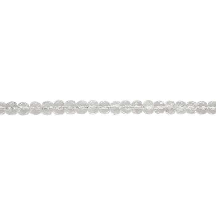 American Mined™ Arkansas Ice Quartz™ 5–5.8mm Round Bead Strand