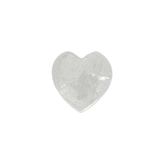 American Mined™ Arkansas Ice Quartz™ Heart Cabochon