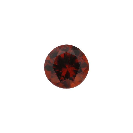 Garnet 3mm Round Precision-Cut Faceted Gemstone, AAA-Grade